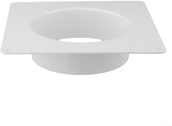 Connettore di Duct di Alta Qualità in Plastica - Ventilatore - Flangia di Raffreddamento/ Riscaldamento - Installazione Facile - 150mm - Connettore DIY Multifunzionale - Canale d'Aria