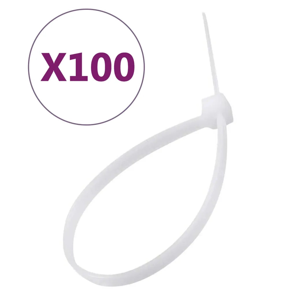 100 pz Fascette per Cavi 15 cm