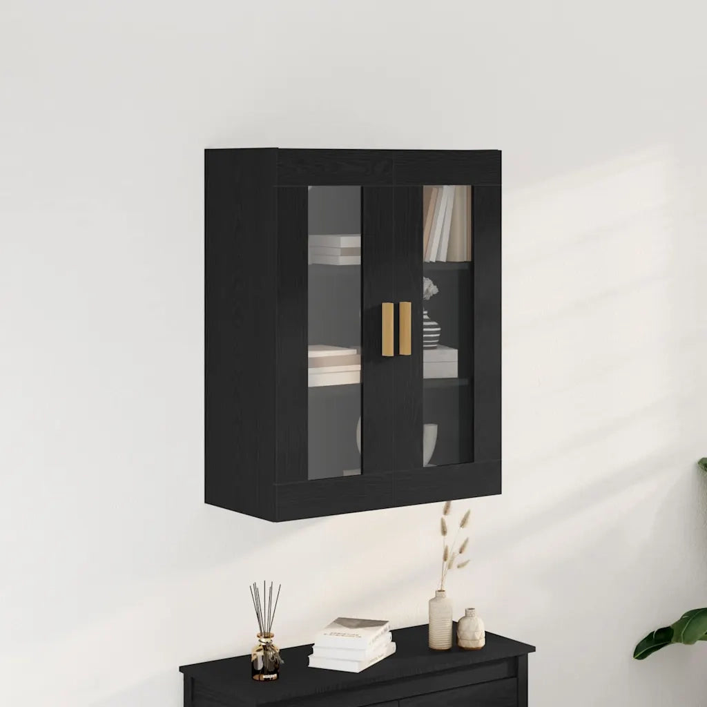 Armadietto a muro Rovere Nero 69,5 x 34 x 90 cm 862110