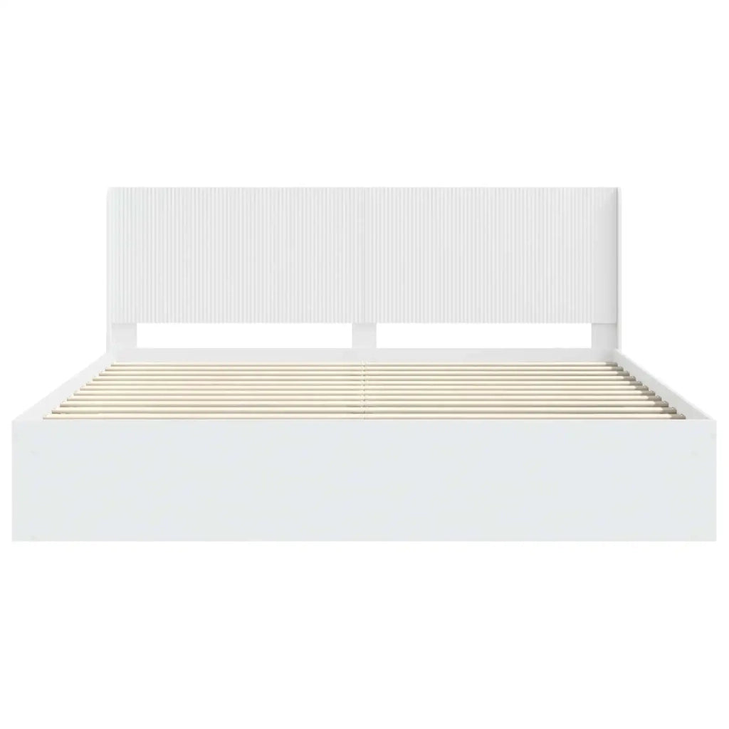 Struttura del letto con stoccaggio e testata 3 pcs 3413821