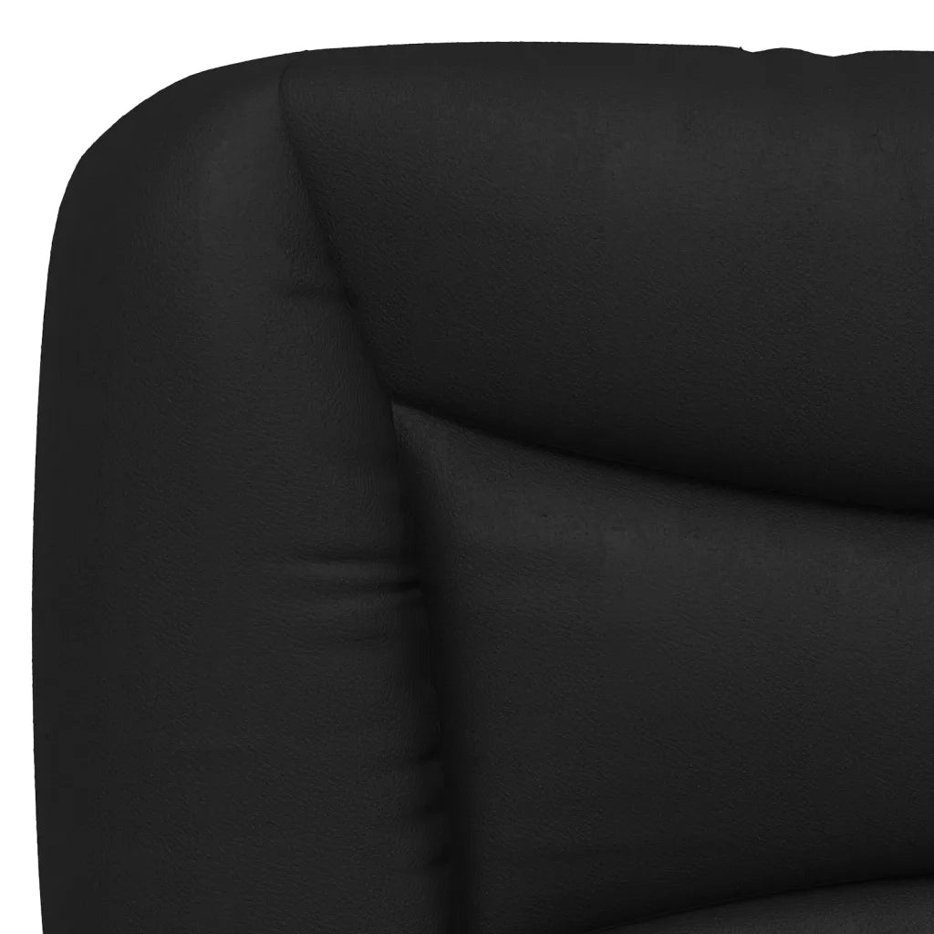 Cuscino Testiera Hvar Nero 90 cm in Similpelle 374544