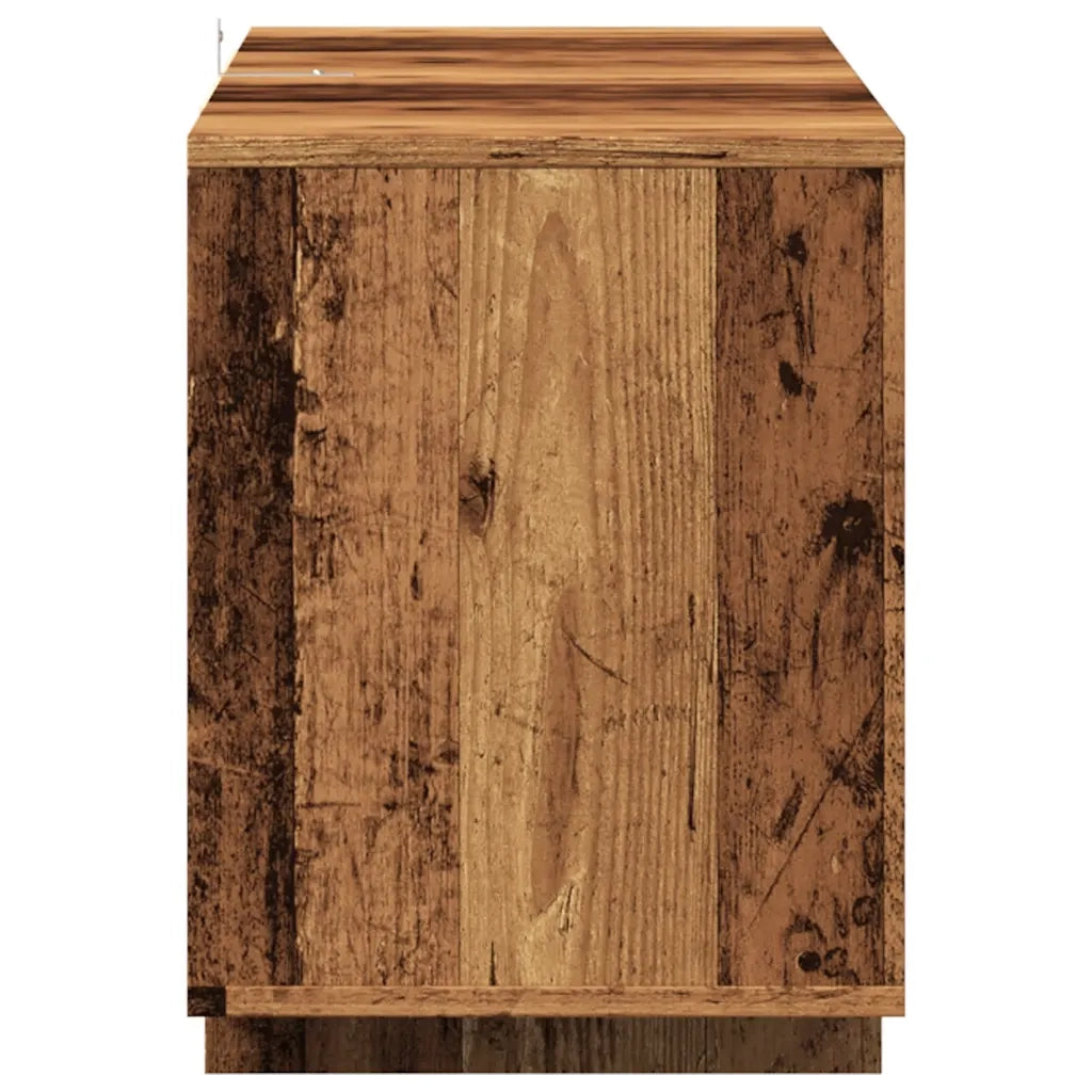 Mobile TV | Armadietto TV | Mobile Porta TV Legno Antico 130x35x50 cm in Legno Multistrato