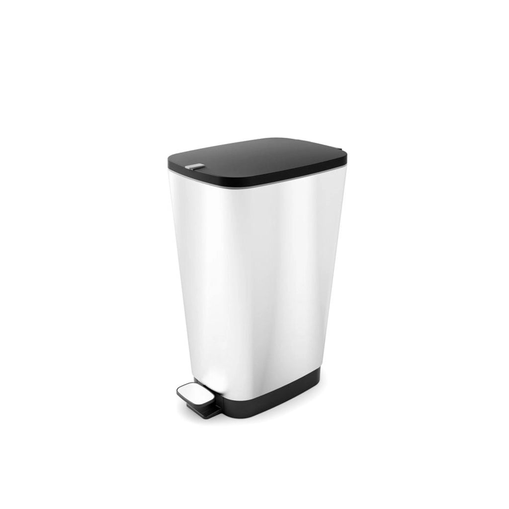 PATTUMIERA CON PEDALE STEEL GRIGIA LT 35