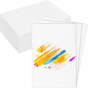 Cartone A4 200 fogli 230 g/m² - Carta bianca - Utilizzabile su entrambi i lati - Cartone per fai da te - Inviti - Tagliabile con cura - Carta per stampa