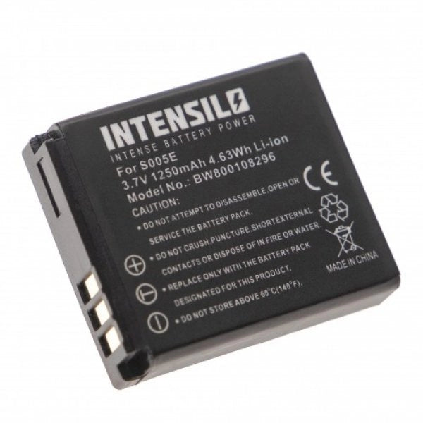 Batteria fotocamera INTENSILO per Panasonic CGA-S005 3,6V 1000mAh