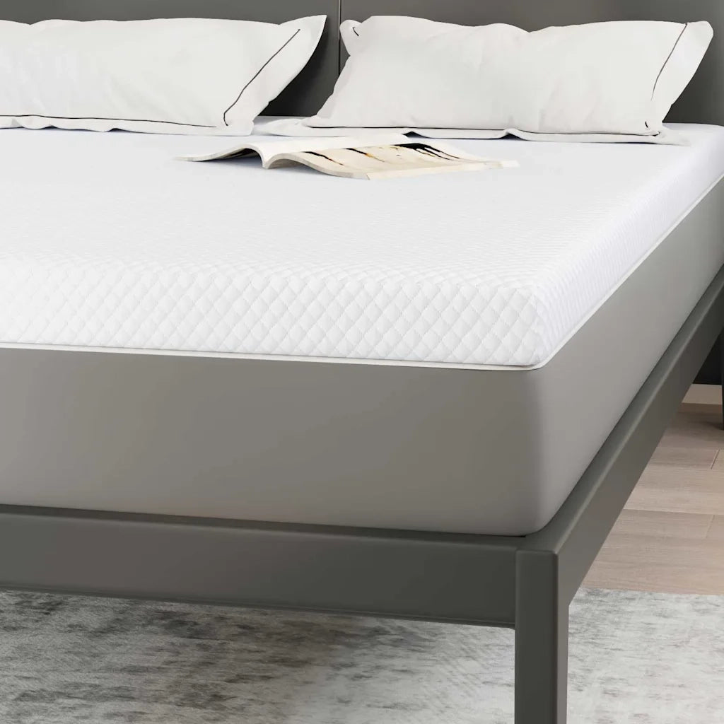 Topper per materasso Bianco 140 x 200 cm Tessuto Jacquard 4106238