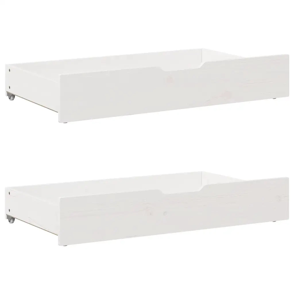 Letto singolo | Letto per adulti | Letto senza Materasso Bianco 90x200 cm Legno Massello di Pino