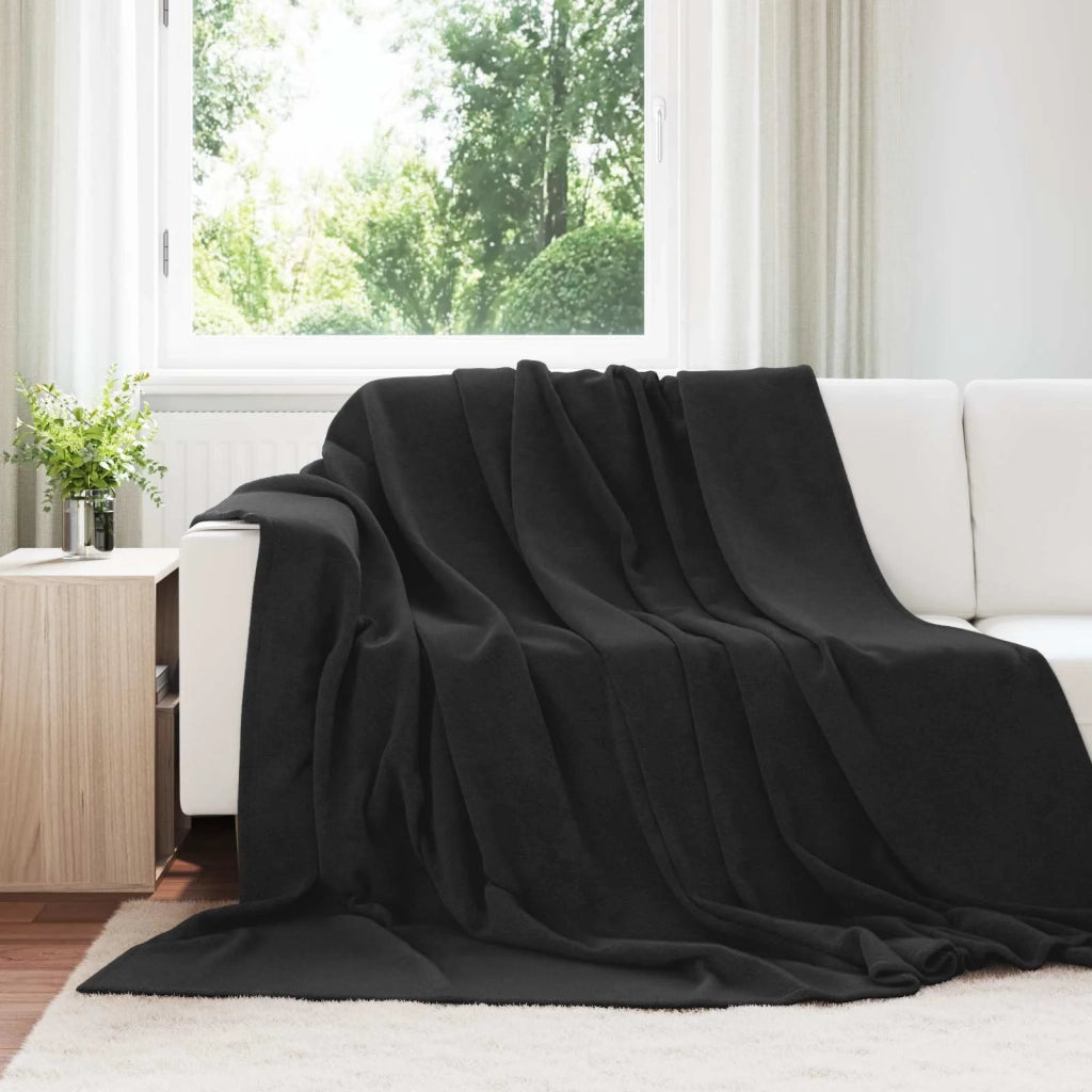 Coperta Nero 240 x 270 cm Panno 42016780