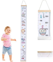 Tavole di crescita per bambini - Grafici di altezza - Strisce di misurazione - Decorazione per la camera dei bambini - Portatile - Tavole di crescita per l'infanzia - Decorazione per la casa - Per i bambini in età prescolare