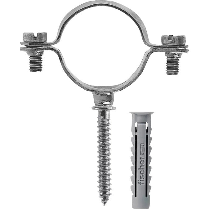 FISCHER 10 COLLARI MM.26 CZV C/VITE + TASSELLO- 1,0 confezione