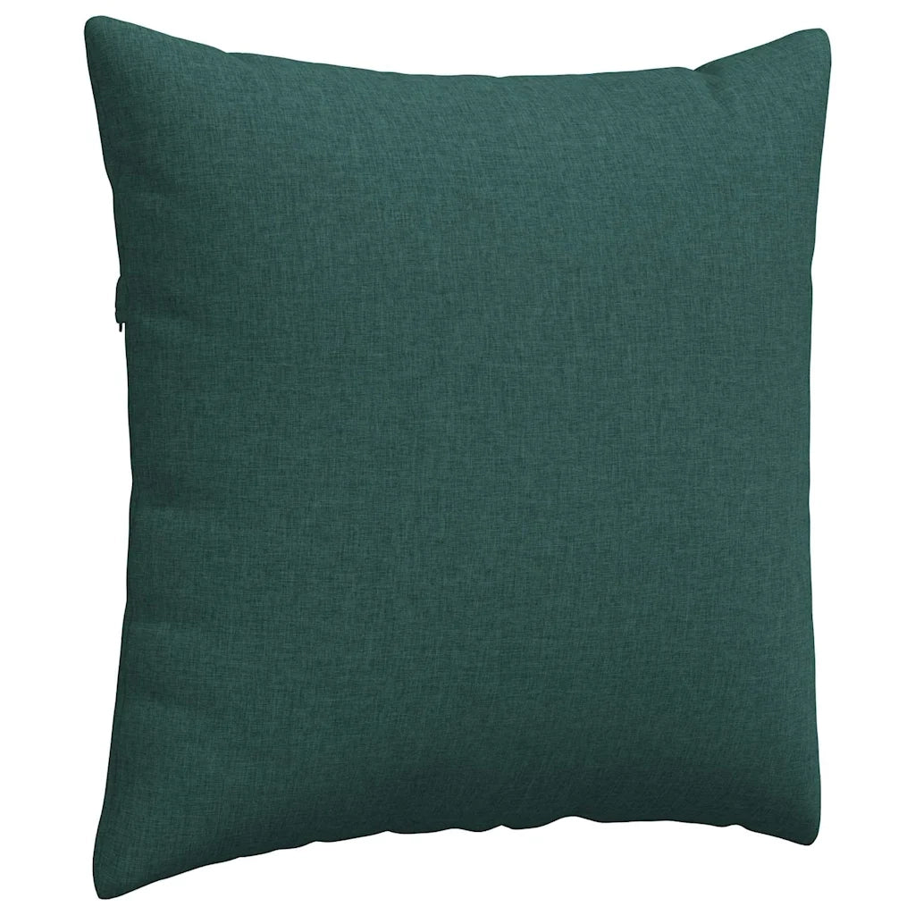 Cuscini da Divano 2 pcs Verde Scuro 60 x 60 cm Tessuto 42014002