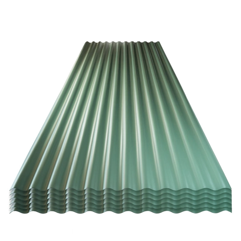 StormGuard Set da 10 lastre Ondulate in PVC – 90x100 cm Verde –- Pannello Tetto Impermeabile – Tetti di Verande, Carport