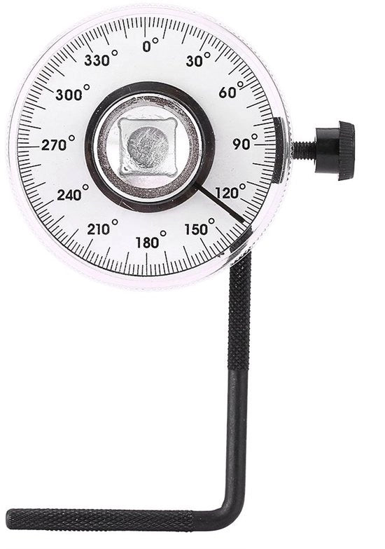Misuratore di Torque 360 Gradi Adattabile - Misuratore di Angolo - Misuratore di Momento - Misuratore di Torque - Misuratore di Angolo e Torque - Materiale Duraturo - Misuratore di Angolo e Torque Rotativo