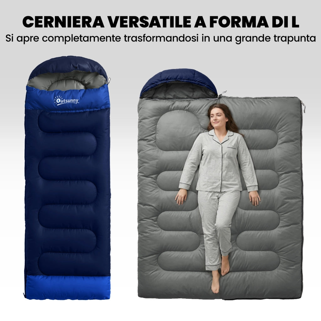 Sacco a pelo ¨C Minimal ¨C Blu navy