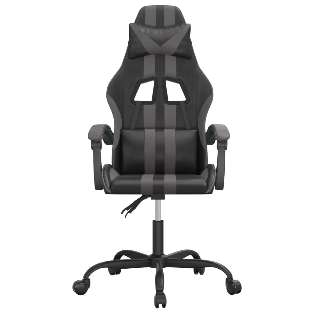 Sedia da Gaming Nera e Grigia in Similpelle 3143822