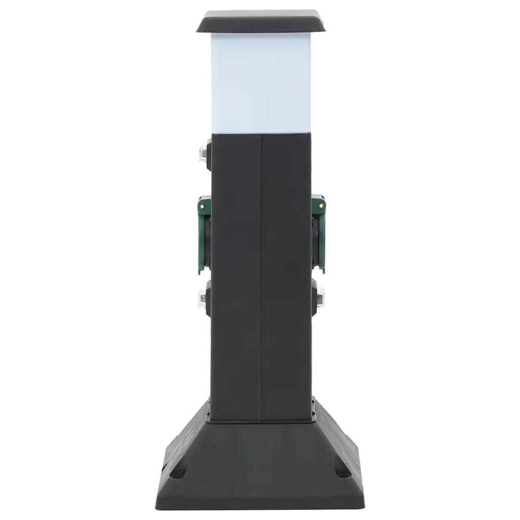 Colonna Presa Esterno con Lampada e Picchetto 2Vie 16x16x39,5cm 4010099