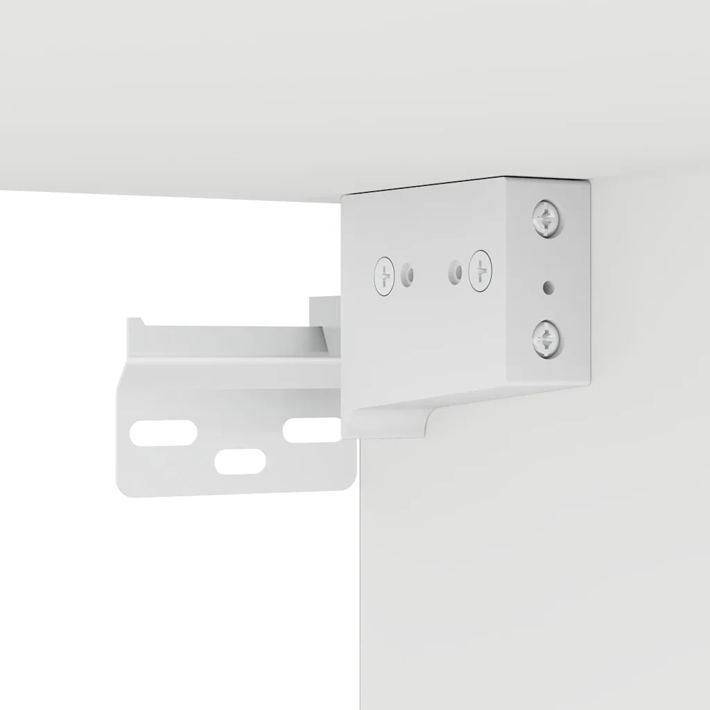 Armadio Bianco 100x32,5x35 cm in Legno Multistrato 808233