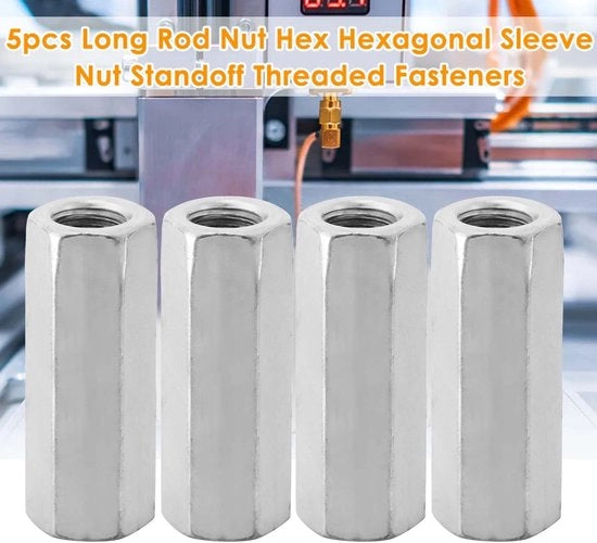 Connettori a 6 gomiti in acciaio inossidabile - 5 pezzi - M12 x 50 - Connettori corrosione-resistenti
