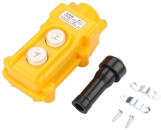 Pompa a mano con alta sicurezza - azionamento fermo - comando di sollevamento - comando di pompaggio - ABS - inclusi accessori