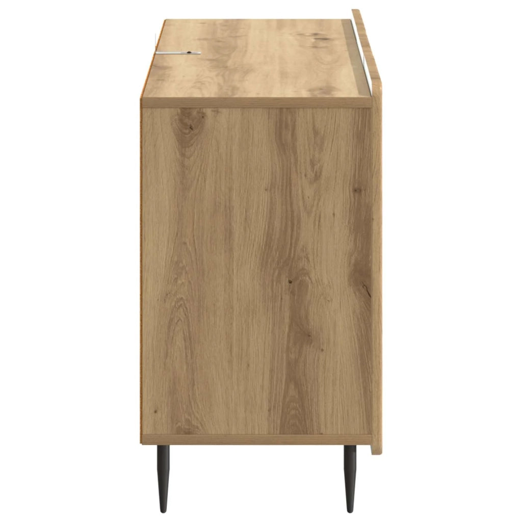 Credenza | Madia | Buffet da pranzo | Armadio da pranzo con cassetto Rovere Artigianale 89 x 34,5 x 62 cm