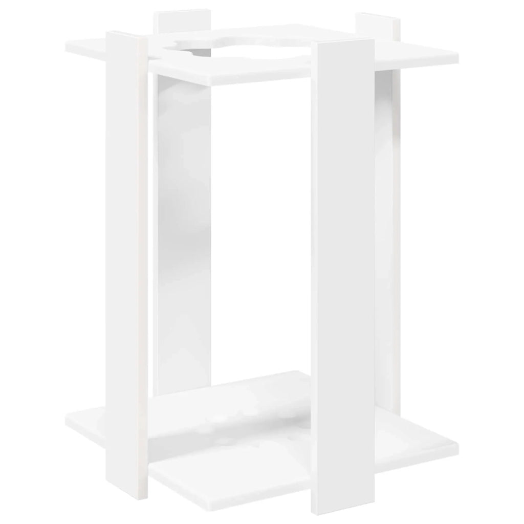 Supporto per stecche da biliardo Legno ingegnerizzato Bianco 8006782