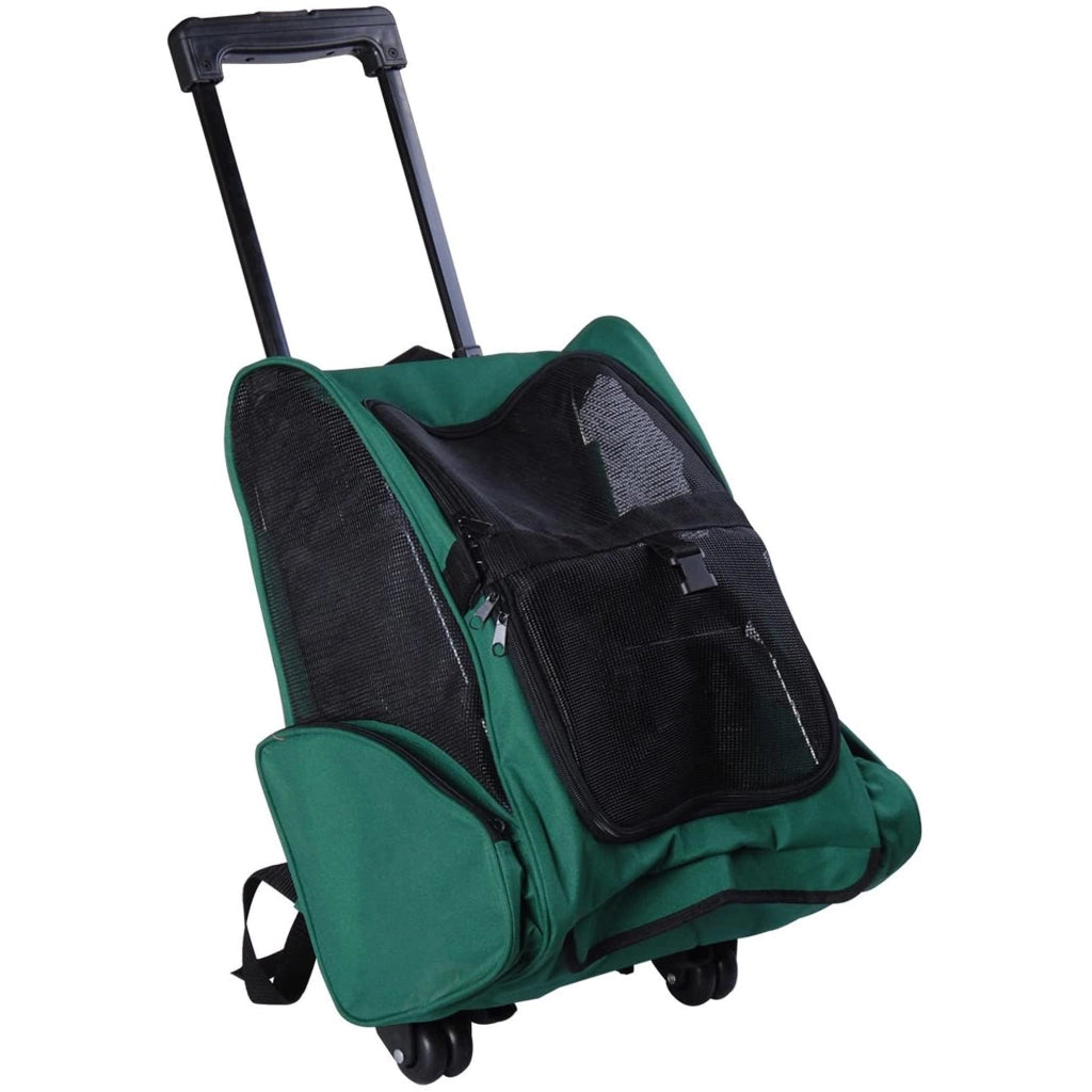 Zaino Trasportino per Cani e Gatti ¨C Minimal ¨C Verde, 42x25x55cm