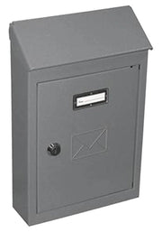 CASSETTA POSTALE 2500 C C/TETTO E CIL 17,5X5X26 GRIG- 6,0 pz