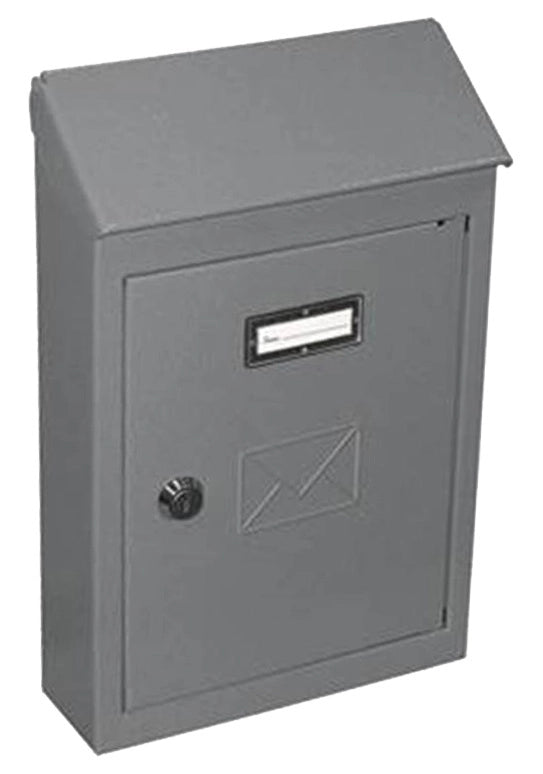 CASSETTA POSTALE 2500 C C/TETTO E CIL 17,5X5X26 GRIG- 6,0 pz