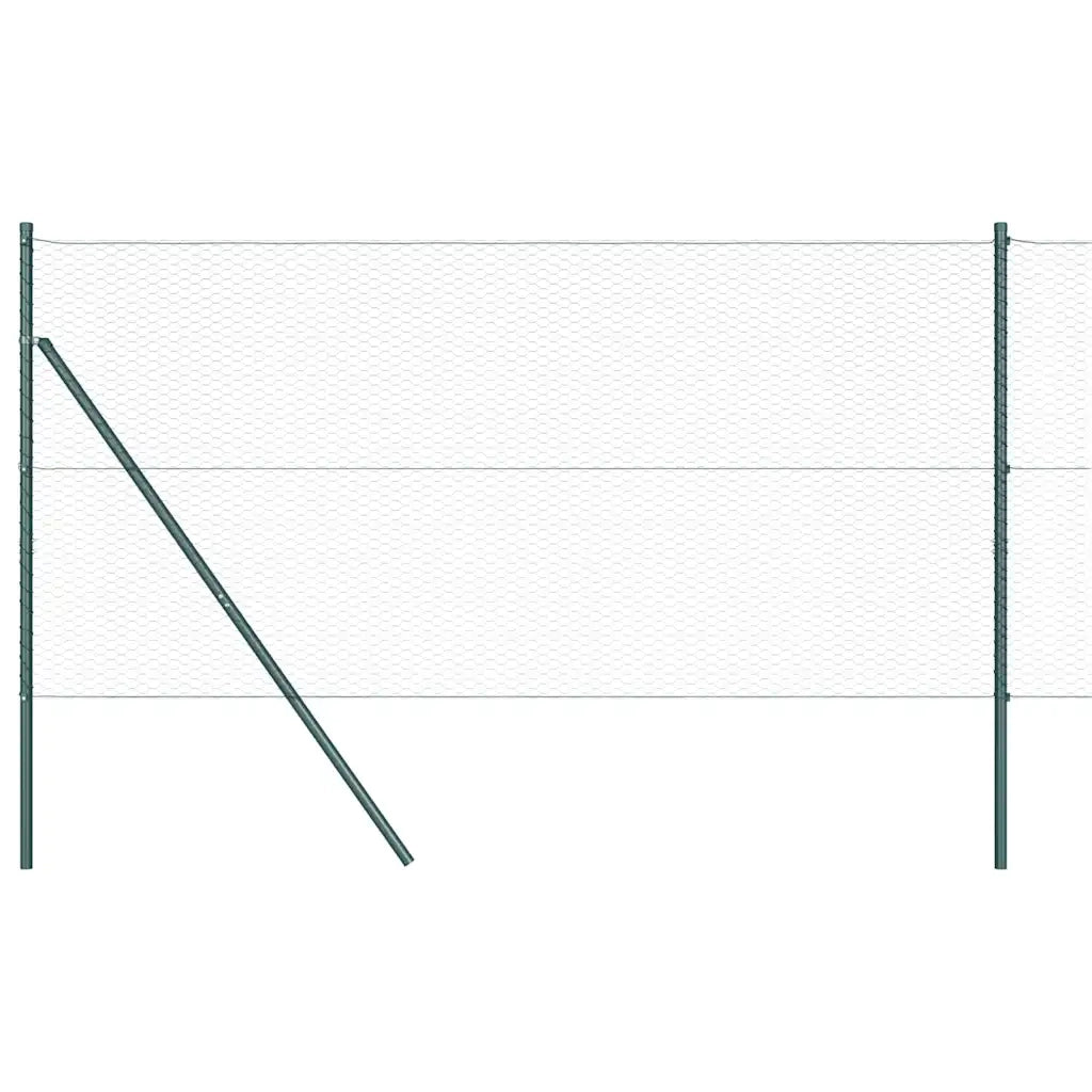 Palo della recinzione Verde 100 x 1 m (maglia da 25 mm)