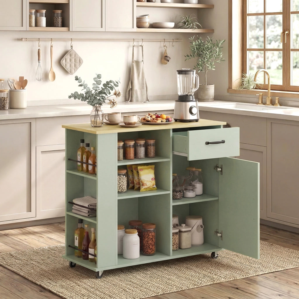 Carrello da cucina ¨C Minimal ¨C verde