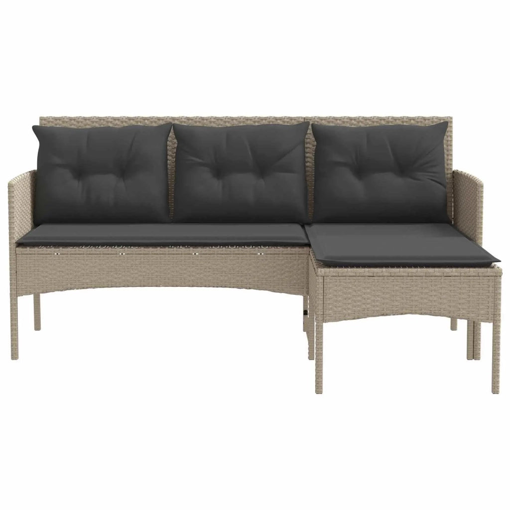 Set Divano da Giardino con cuscino 2 pcs polyrattan 4103808