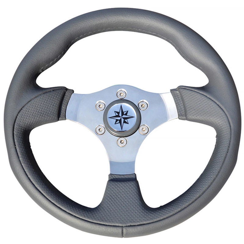 RUOTA TIMONE T12 GRIGIO Ø MM.300