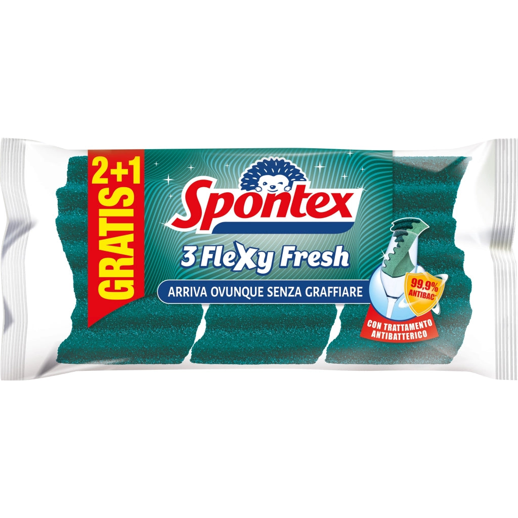 SET 2+1 SPUGNA FLEXY FRESH.
