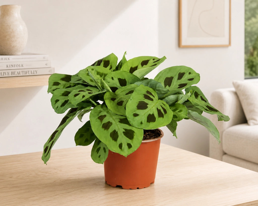 Gardenaria Maranta leuconeura 'Kerchoveana' - Pianta da interno ornamentale Altezza: 30 cm (vaso 12)
