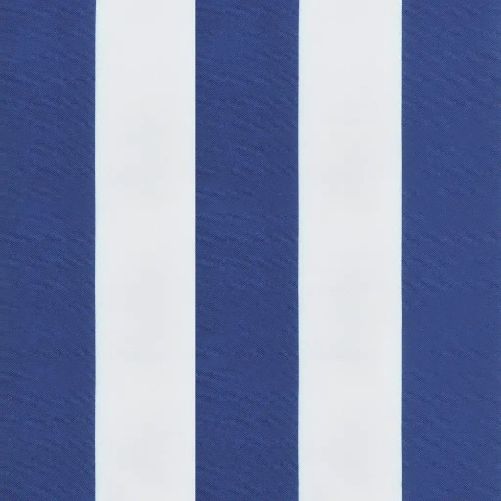Cuscini per Pallet 2 pz Strisce Blu e Bianche in Tessuto 360660