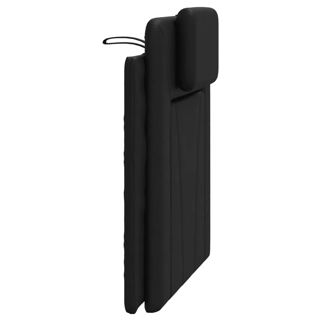 Cuscino Testiera Viana Nero 90 cm in Similpelle 374767