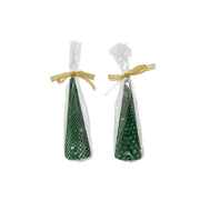 Candela Cono Verde pino ass d5cm H15cm