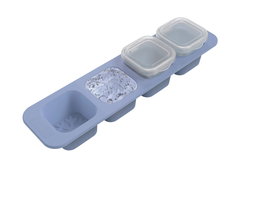 Mini contenitori per il freezer domino horizont blu