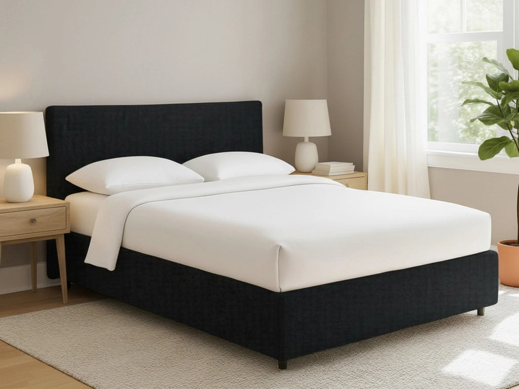 Altrincham, Letto Piazza e Mezza Sfoderabile Made in Italy, Grigio Scuro