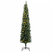 Albero di Natale Artificiale Sottile con 150 LED 150 cm 3315759