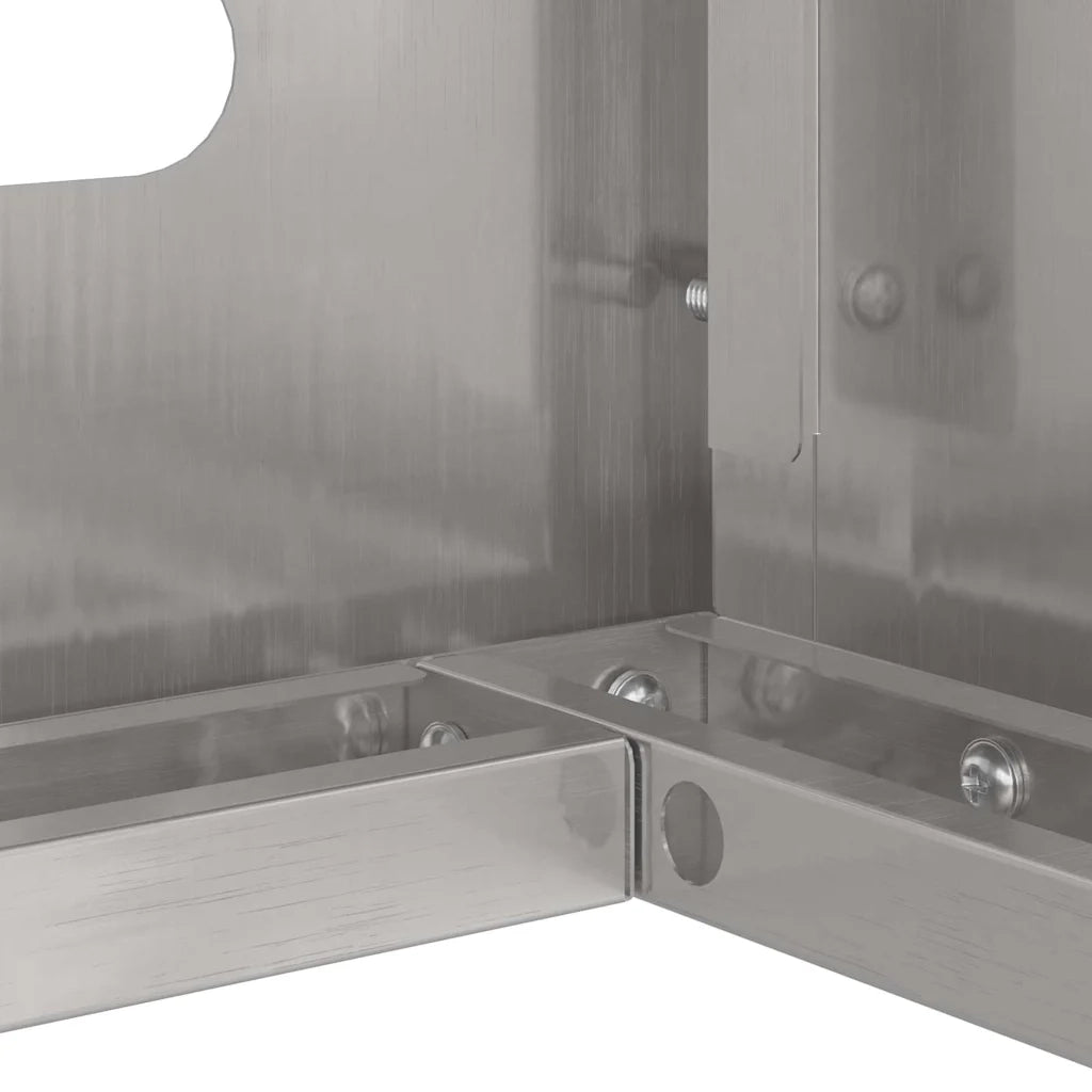 Copertura per condizionatore d'aria Argento 100 x 50 x 70 cm 865901
