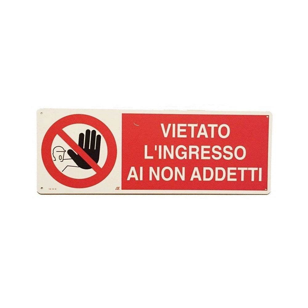 Trade Shop - Cartello Vietato Ingresso Segnaletica Direzionale Sicurezza Avvertimento -