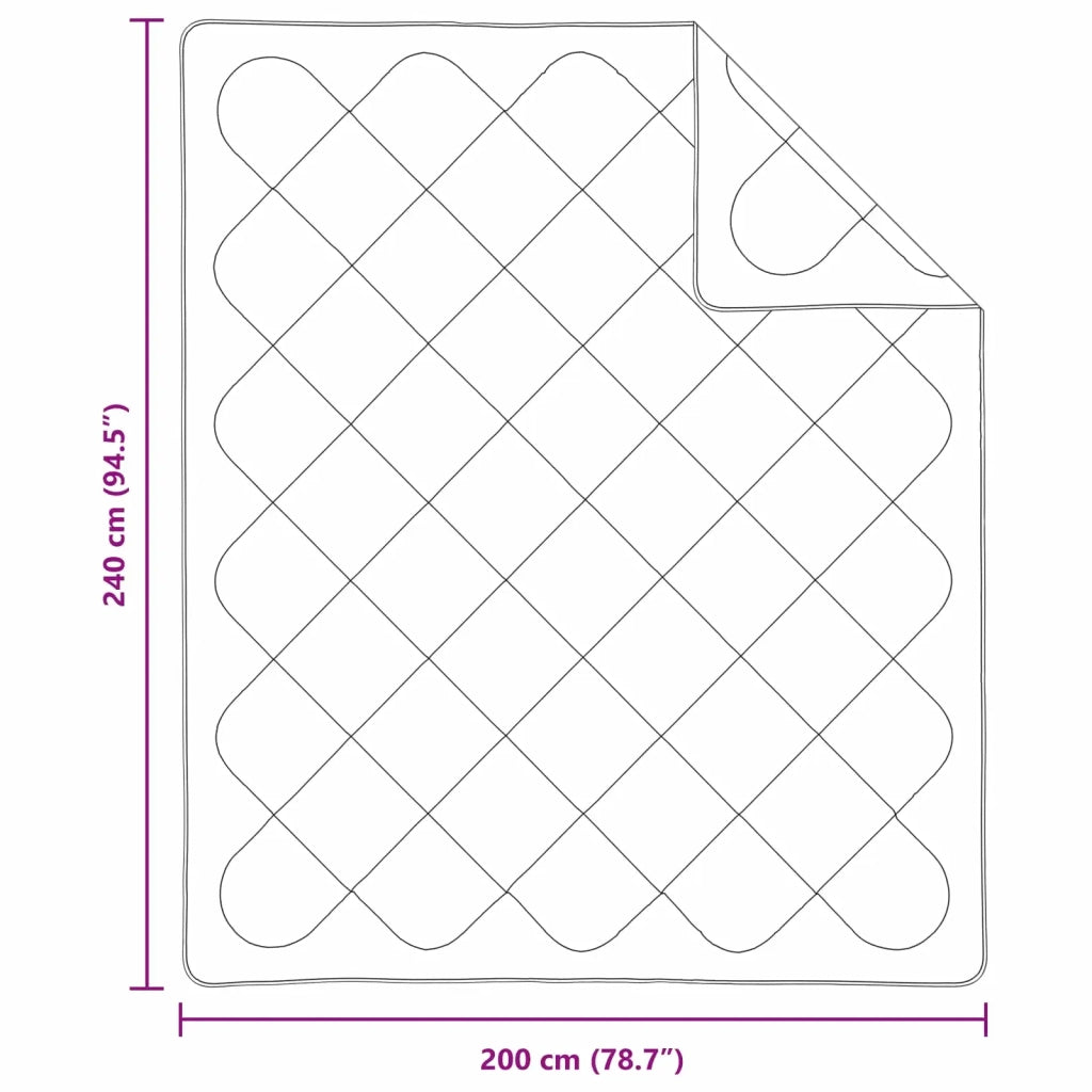 Piumone con cuscino 3 pcs Bianco Microfibra 3377512