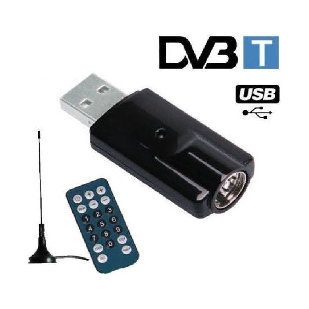 Trade Shop - Mini Dvb Tv Usb Digitale Terrestre Registratore Pc Desktop Notebook Coassiale -