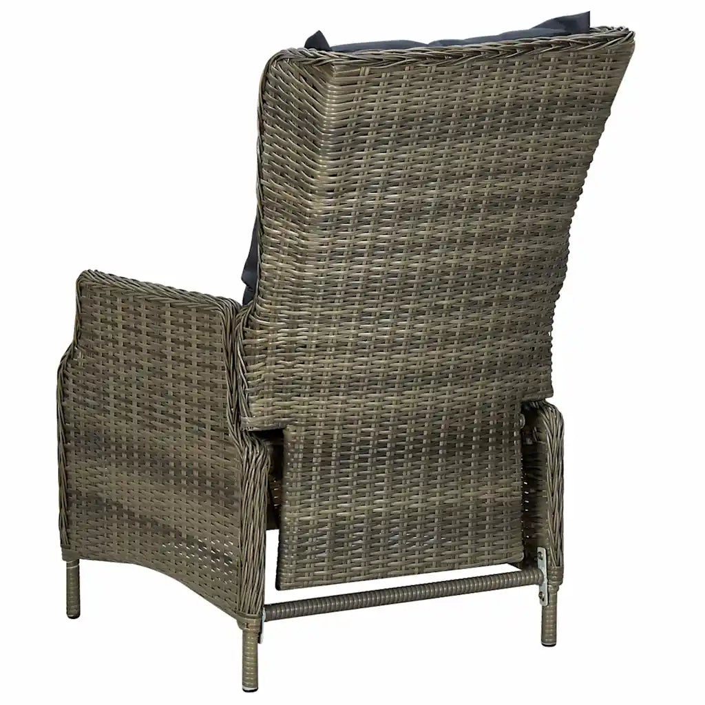Set da Pranzo da Giardino 9 pz Marrone 3067937