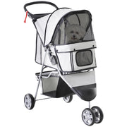Carrozzina per Cani Pieghevole ¨C Minimal ¨C Grigio