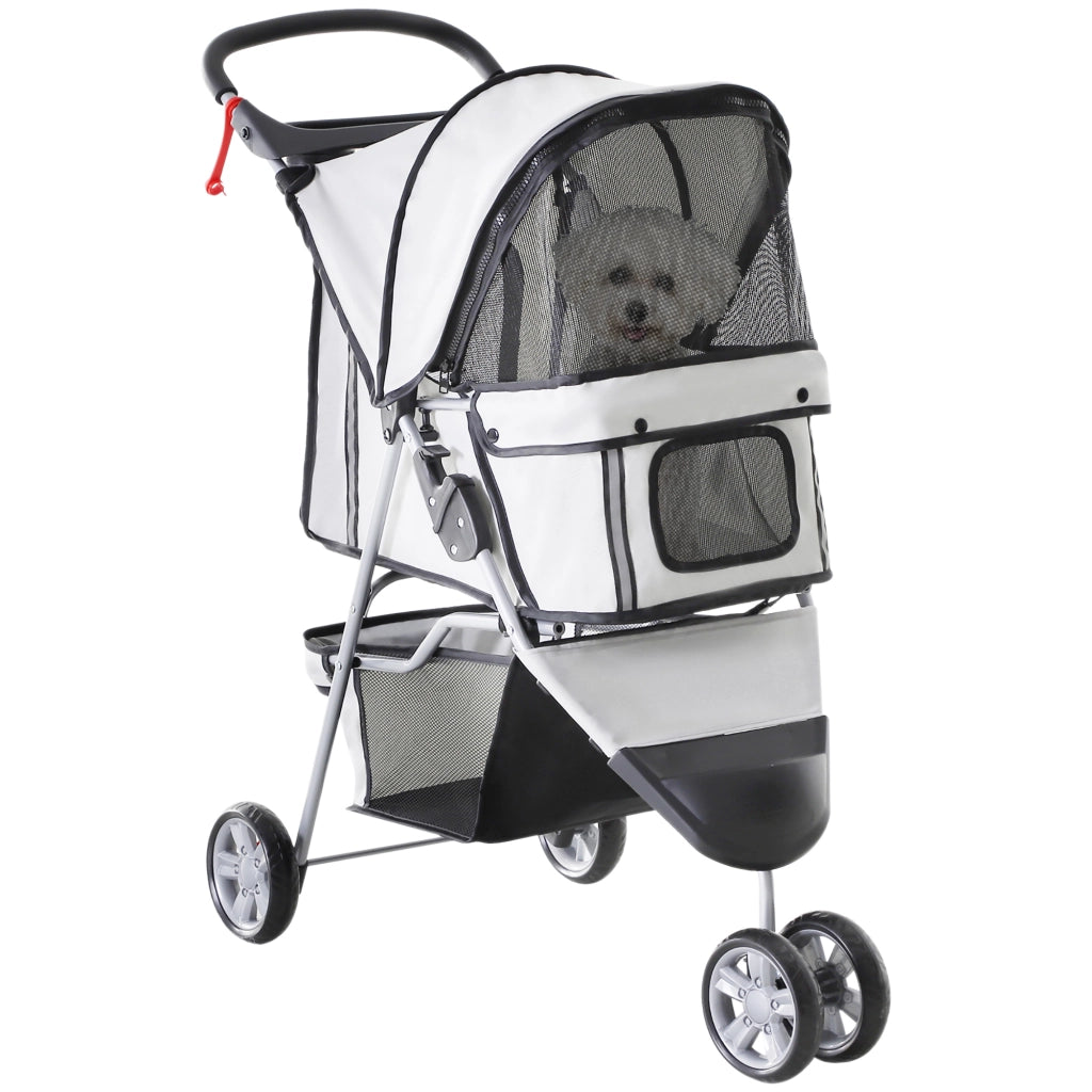 Carrozzina per Cani Pieghevole ¨C Minimal ¨C Grigio