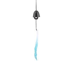 Ventilatore a vento con suono musicale - Giapponese Furin - Fornitura in ghisa - Decorazione per giardino/terrazzo - Incluso cavo di sospensione - Finitura elegante - Ventilatore a vento