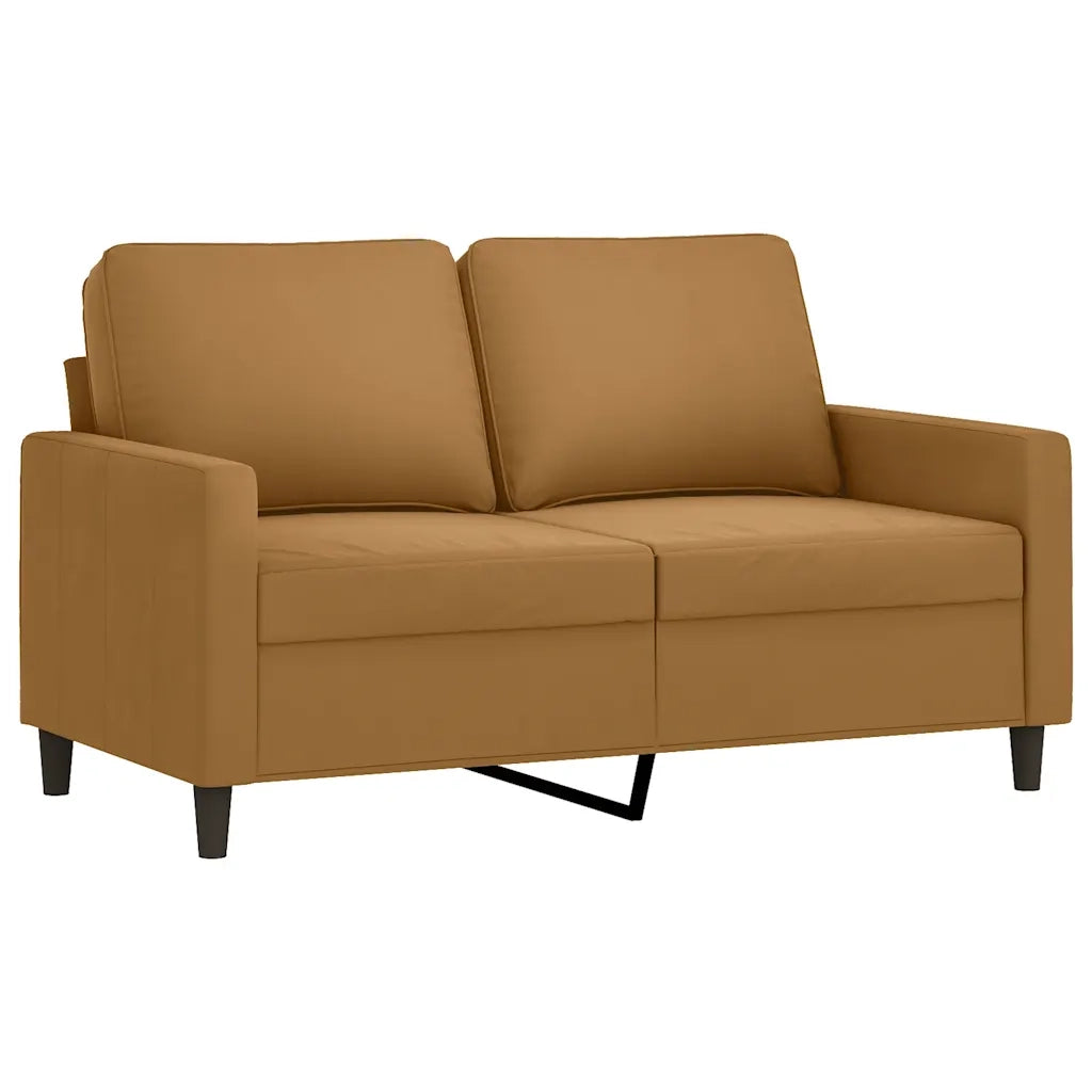 Set di Divani 4 pz Marrone in Velluto 3201951
