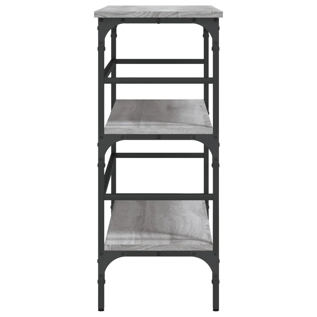 Tavolo Consolle | Tavolo d'Ingresso Grigio Sonoma 100x32x75 cm in Legno Multistrato